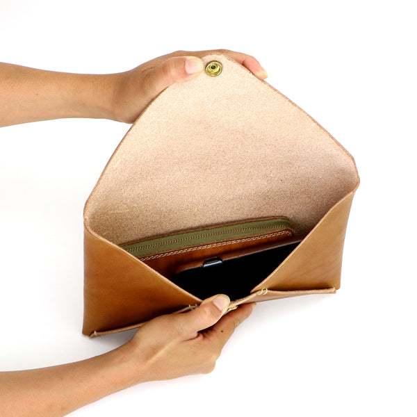 Clutch bag -Hand dye-
