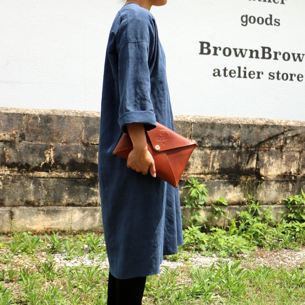 Clutch bag -Hand dye-