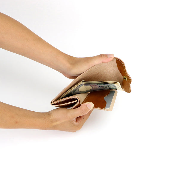 Mini wallet -Hand dye-