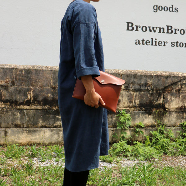 Clutch bag -Hand dye-
