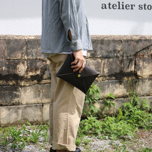 Clutch bag -Hand dye-