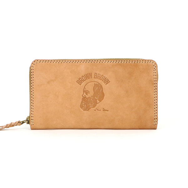 R middle wallet -Hand dye-