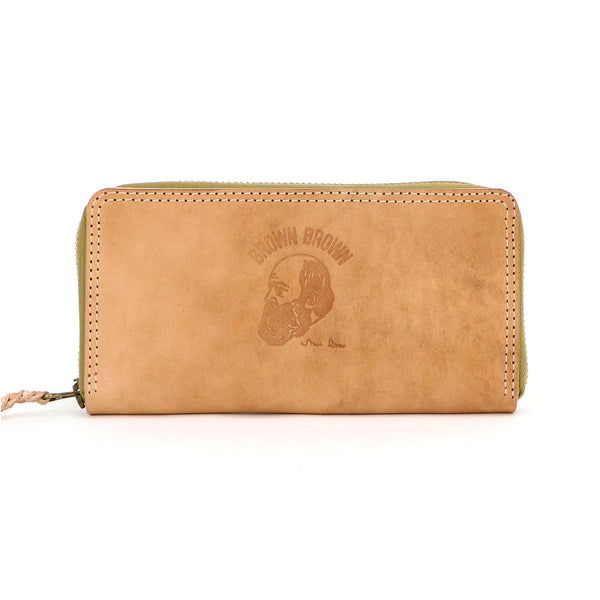 R long wallet -Hand dye-