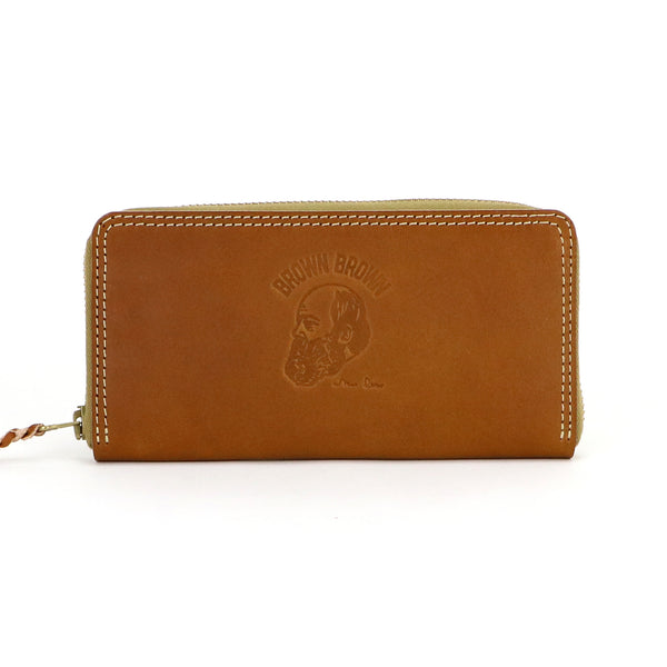 R long wallet -Hand dye-