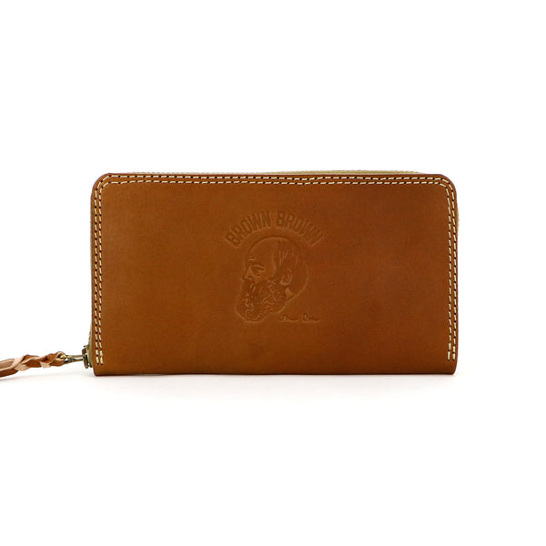 R middle wallet -Hand dye-