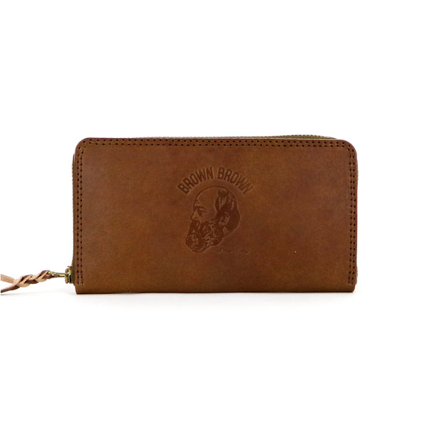 R middle wallet -Hand dye-