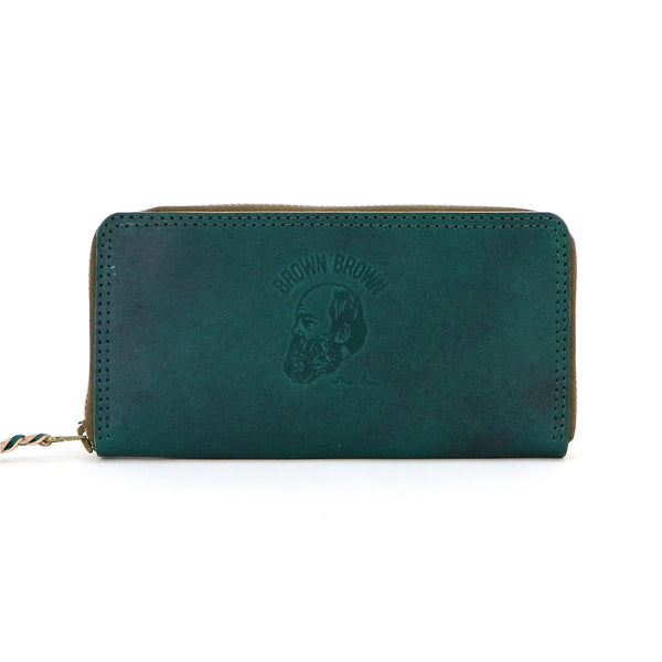 R long wallet -Hand dye-