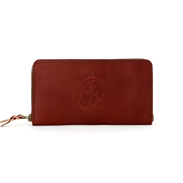 R middle wallet -Hand dye-