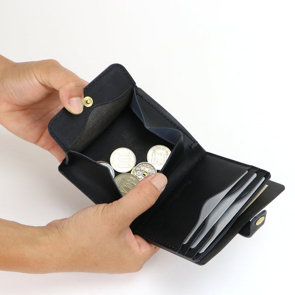 Compact wallet -Hand dye-