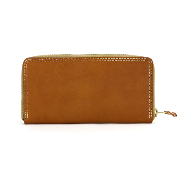 R long wallet -Hand dye-
