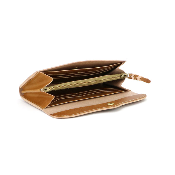 Long wallet -Hand dye-