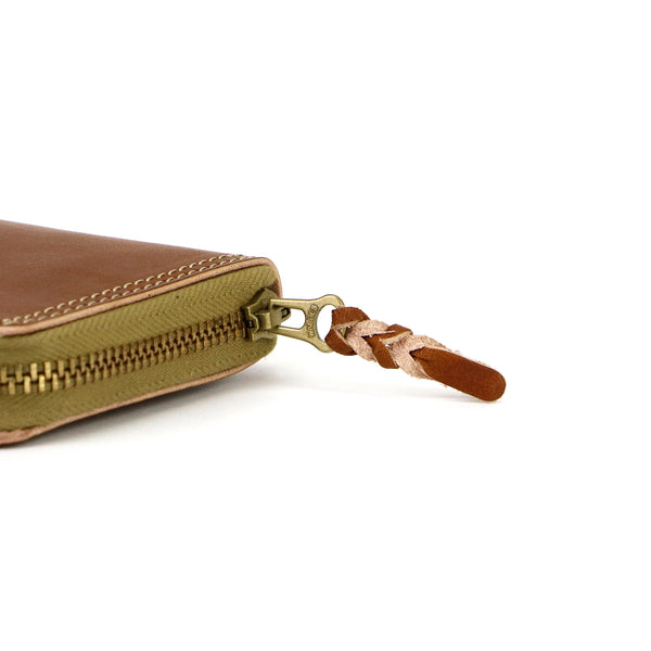 R long wallet -Hand dye-
