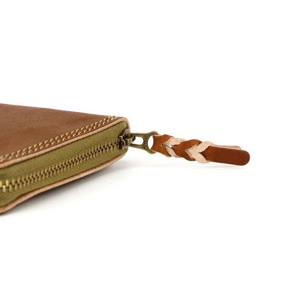 R middle wallet -Hand dye-